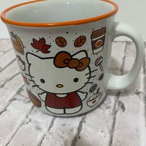 Hello Kitty Pumpkin Spice Coffee Mug  New